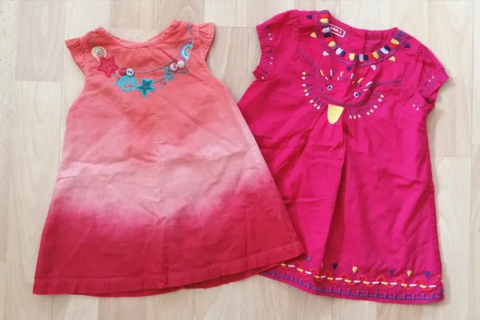 Lot de 2 robes Dpam 3 mois - photo numéro 2