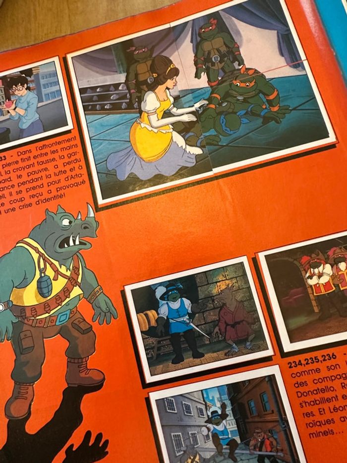 Album images Panini complet ancien Les Tortues Ninja stickers autocollants - photo numéro 13