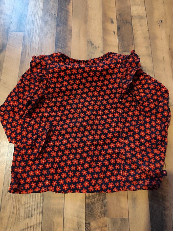 Blouse velours Cadet Rousselle