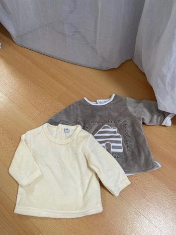 Lot de 2 pulls polaire bébé