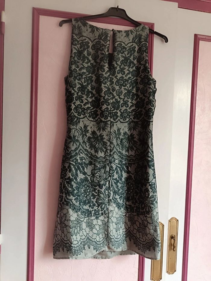 Robe grise à motifs Camaïeu T.38 - photo numéro 6