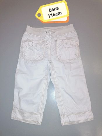 Bermudas blanc Okaidi 6ans