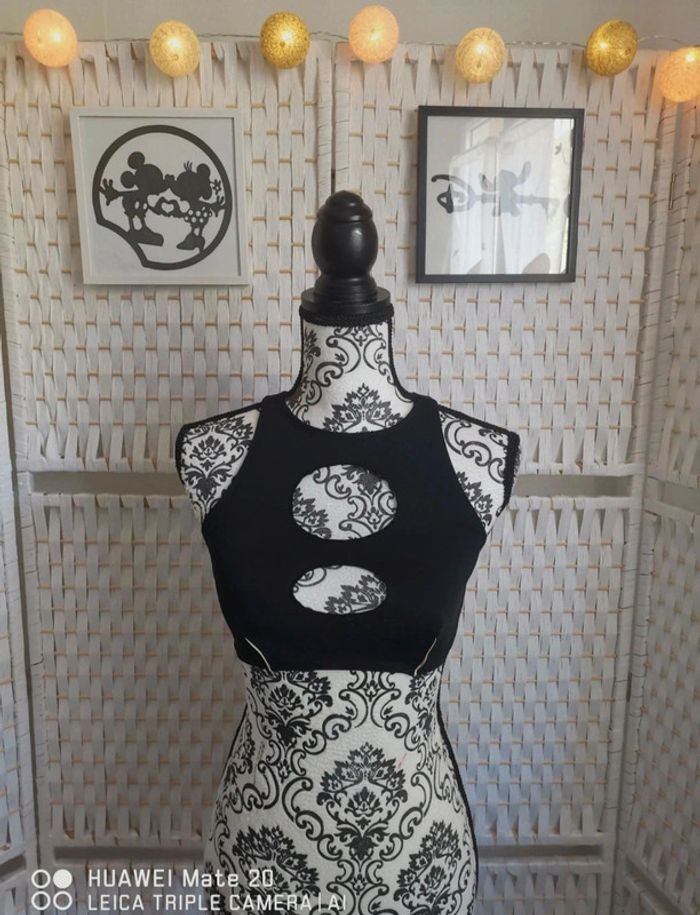 💕Jolie Haut de maillot de bain Vero Moda - Noir à découpes - femme TM / 38 💕