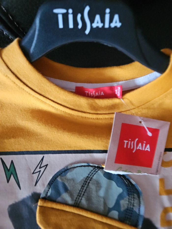Lot de 7 tee-shirts garçon manches longues 4 ans - photo numéro 9