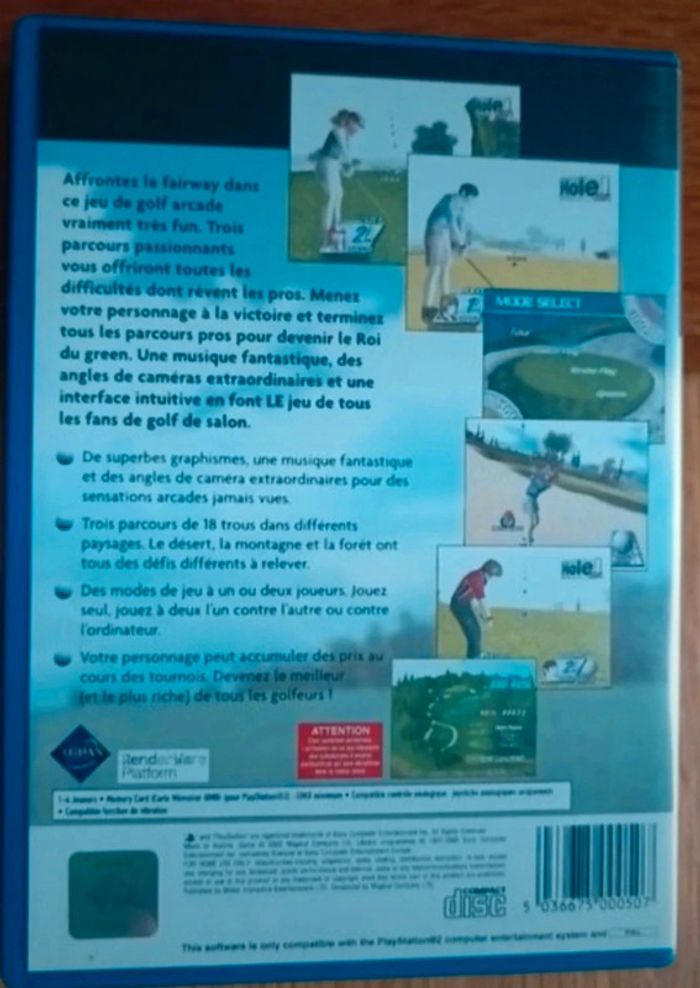 Jeu PlayStation 2 ps2 go go golf - photo numéro 3