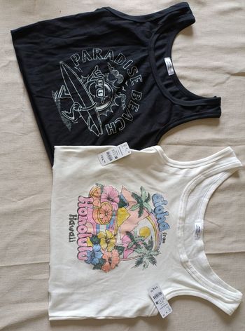 Lot de 2 débardeurs crop – Taille XL – Neufs