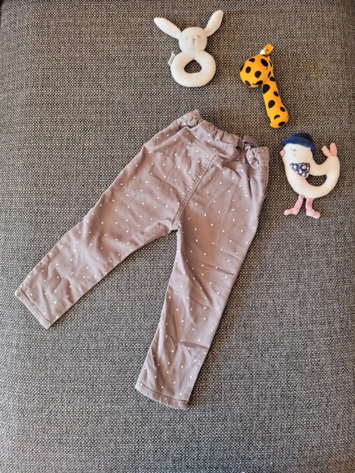 Pantalon en tissu fille H&M 98 cm - photo numéro 4