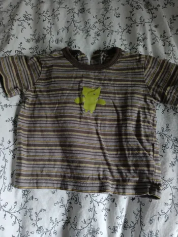 Tee shirt vert Vertbaudet 74cm