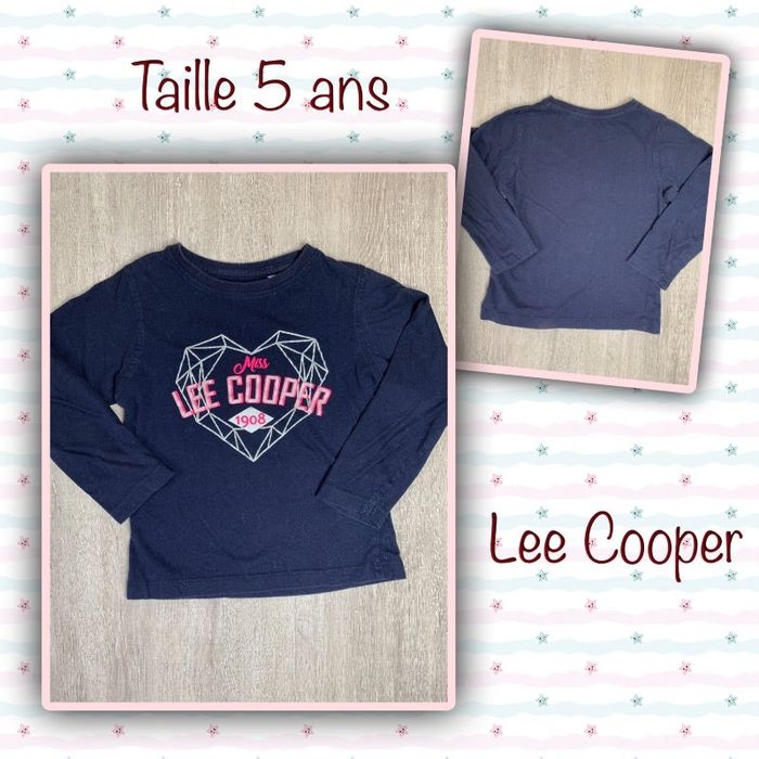 T-shirt ML lee cooper - taille 5 ans