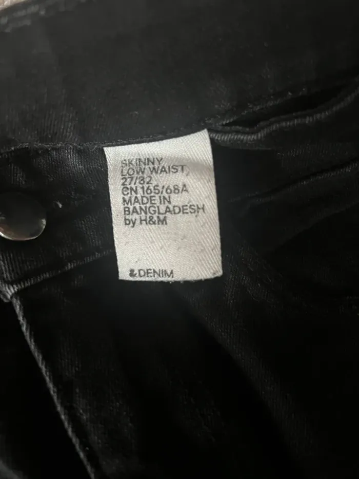 Jean noir skinny taille basse - photo numéro 5