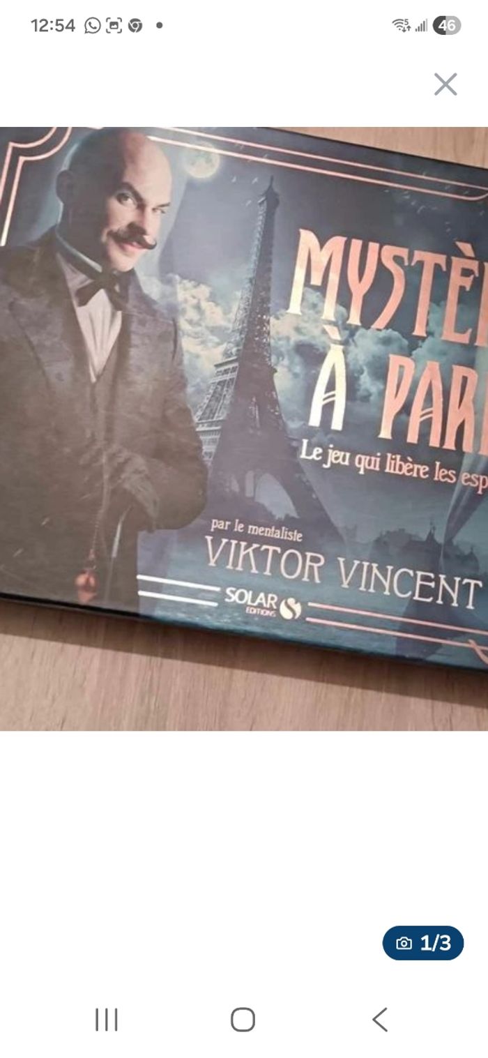 Viktor Vincent
Mystères à Paris: Le jeu qui libère les esprits - photo numéro 7