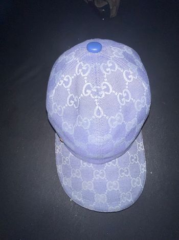 Casquette Gucci bleu