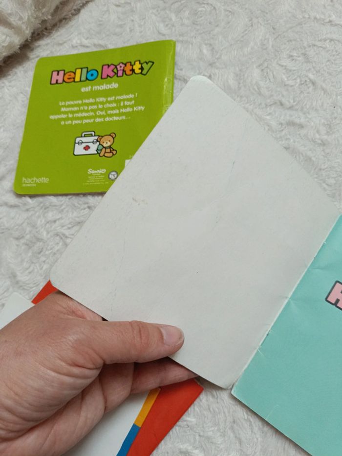 Lot de 4 livres bébé enfant Petit lapin blanc Léo et Popi Hello Kitty - photo numéro 15