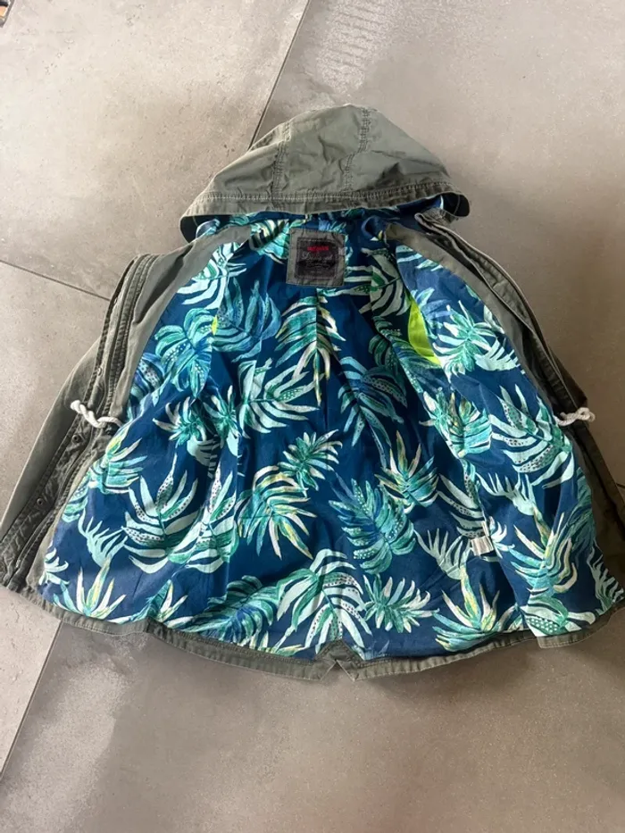 Veste intersaison catimini 10 ans kaki tbe - photo numéro 7