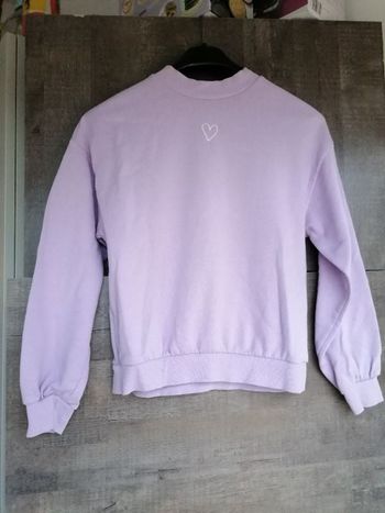 Pull fille lilas  taille s