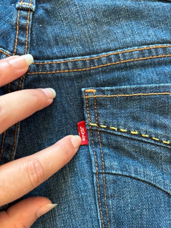 Jean Levi’s 505 straight leg droit bleu foncé vintage y2k 00s taille 44/46 2XL/3XL - photo numéro 17