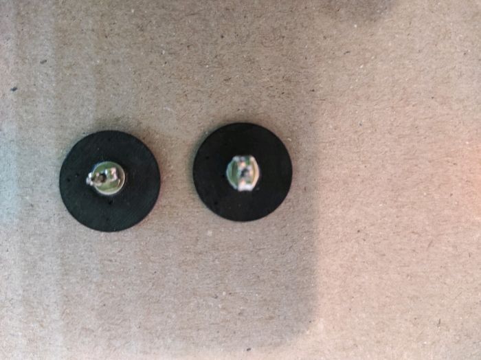 Boucles d'oreilles irisées - photo numéro 3