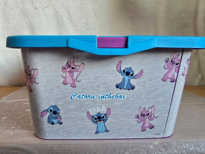 Caisse / Boite de rangement Disney Stitch & Angel - photo numéro 3