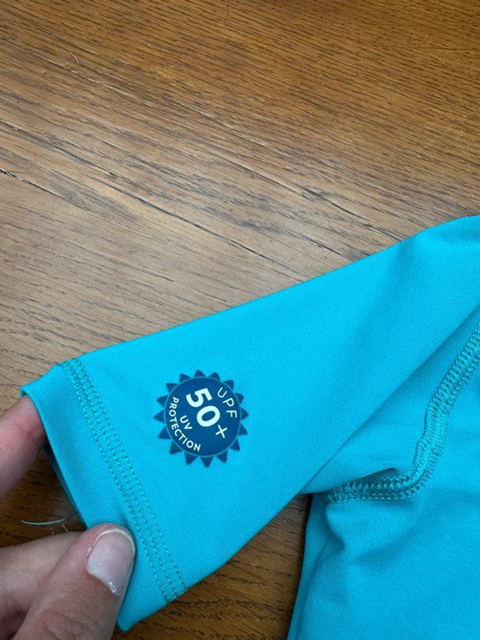T-shirt anti UV manche courte bleu 18 mois nabaiji - photo numéro 5