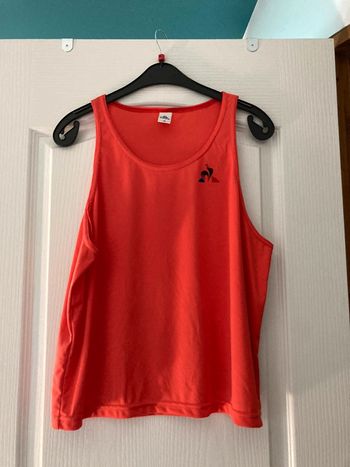 Débardeur oversize orange le coq sportif