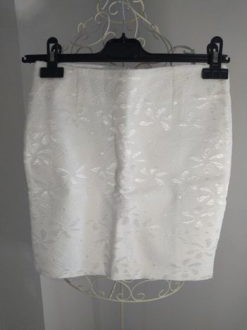Jupe dentelle blanche neuve