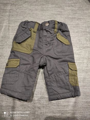 Pantalon bébé garçon 1 mois, 54 cm Kitchoun