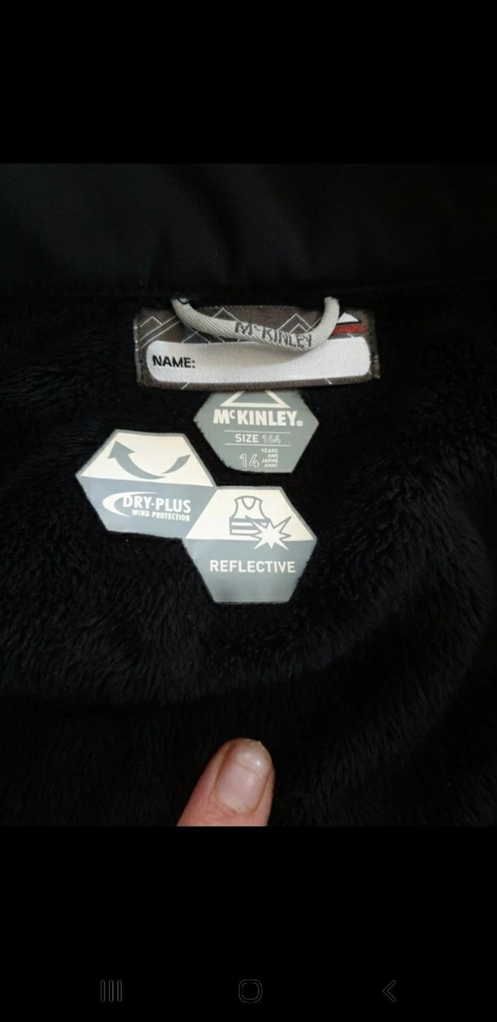 Blouson mckinley comme neuf 14 ans - photo numéro 3