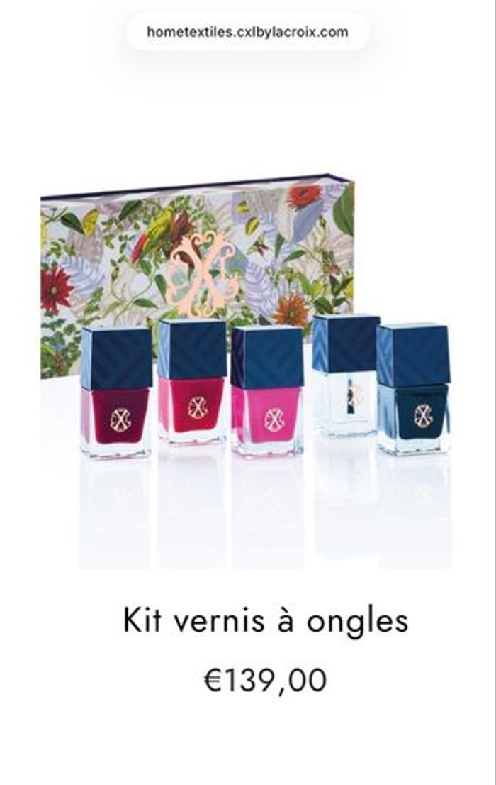 Set de Vernis Christian Lacroix - photo numéro 3