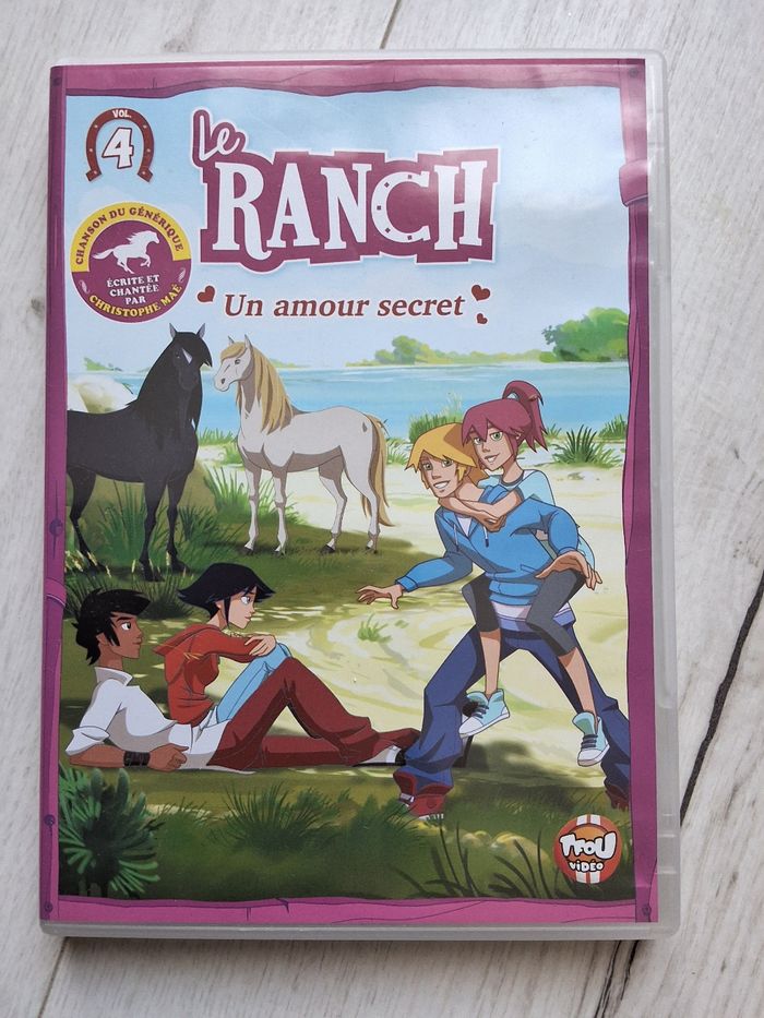 DVD dessin animé cheval Le ranch volume 4 Un amour secret