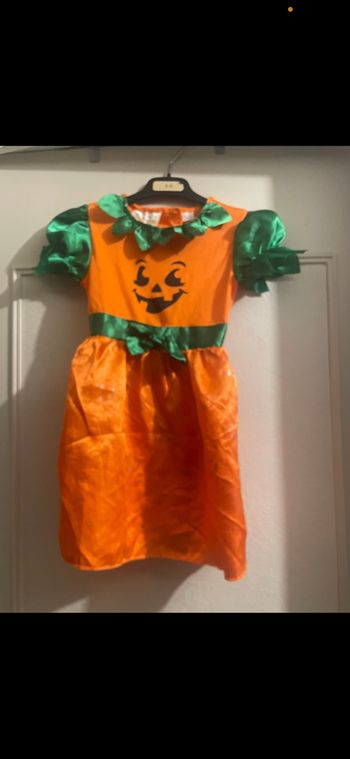 Robe citrouille 1/2 ans