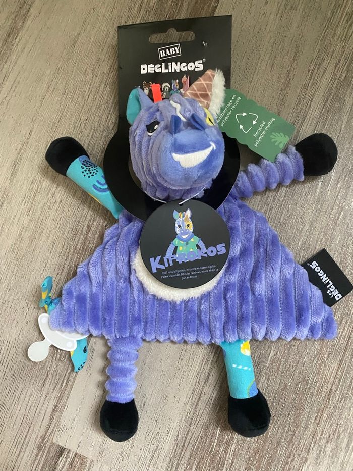 Doudou licorne les déglingos neuf etiquetté