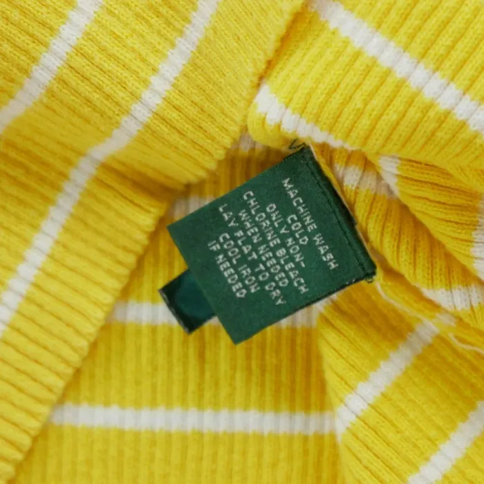 Ralph Lauren Pull Femme Taille M Jaune #Qwe0334 - photo numéro 6