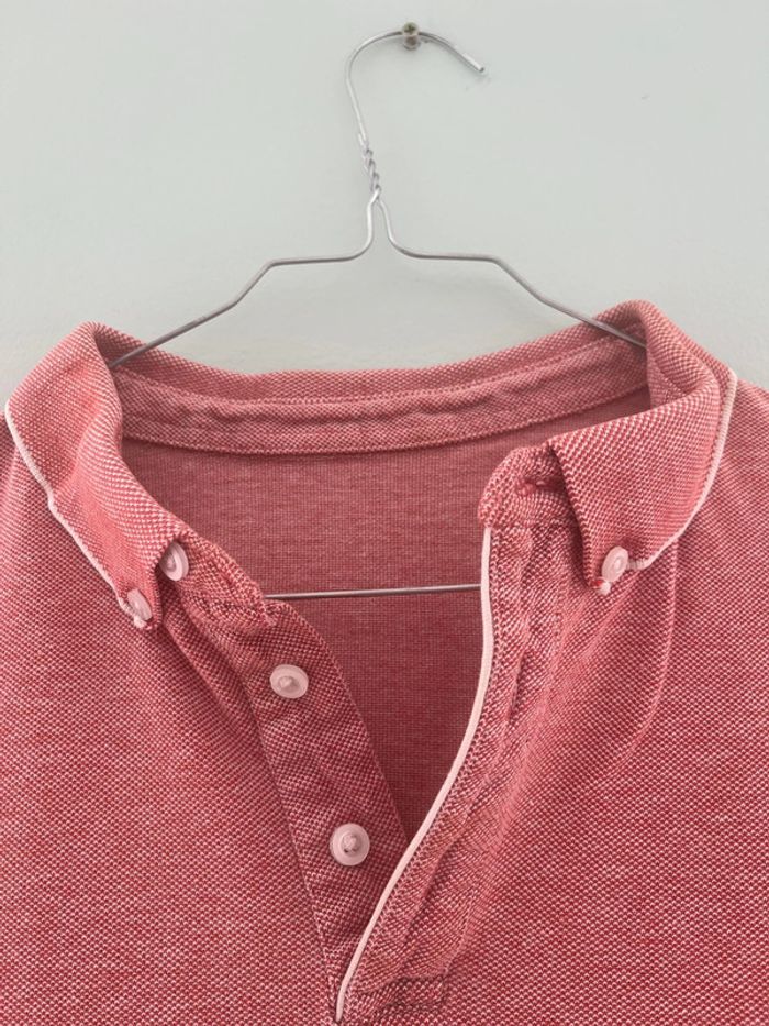 Polo chiné rouge kiabi - photo numéro 3