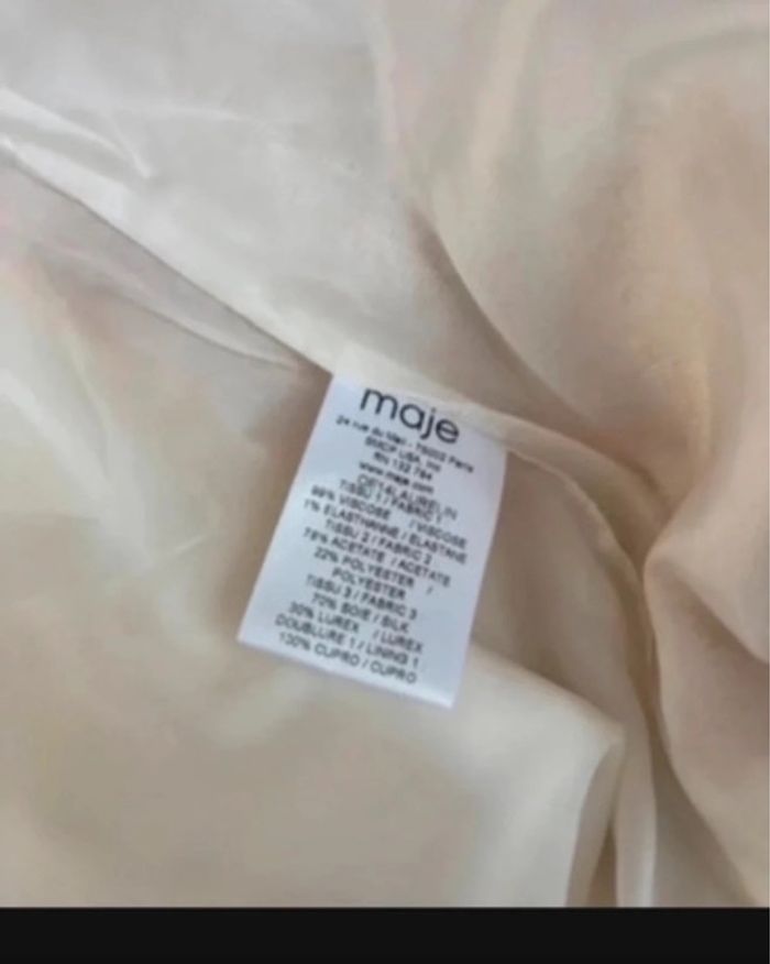 Haut fluide MAJE orange – taille M - photo numéro 8