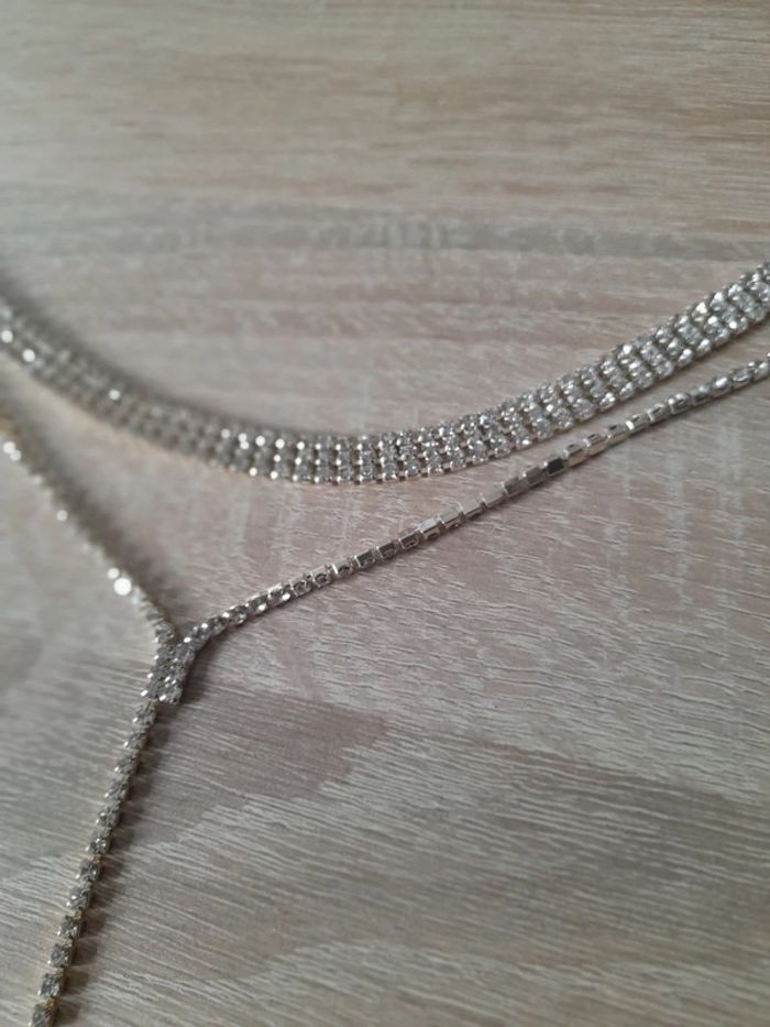 Collier ras de cou à strass - photo numéro 2