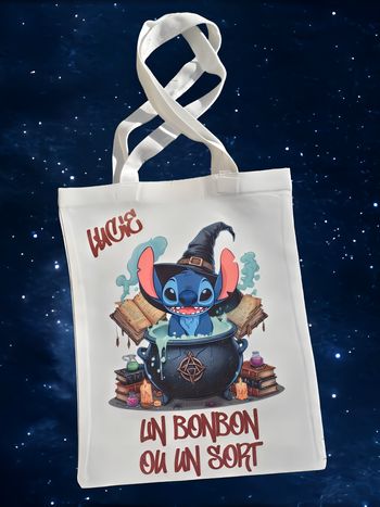 sac totebag spécial halloween personnalisé