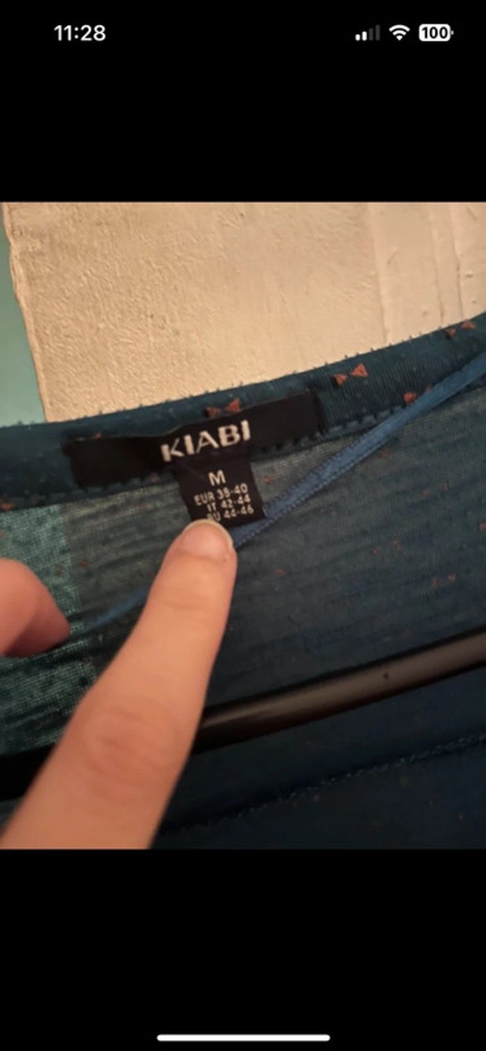 Blouse Kiabi taille M (38-40) - photo numéro 3