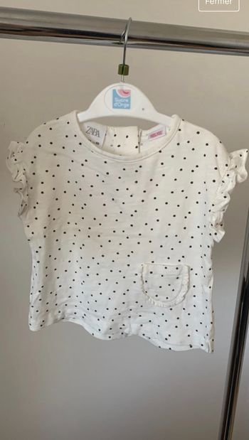 T-Shirt Zara 9-12 mois