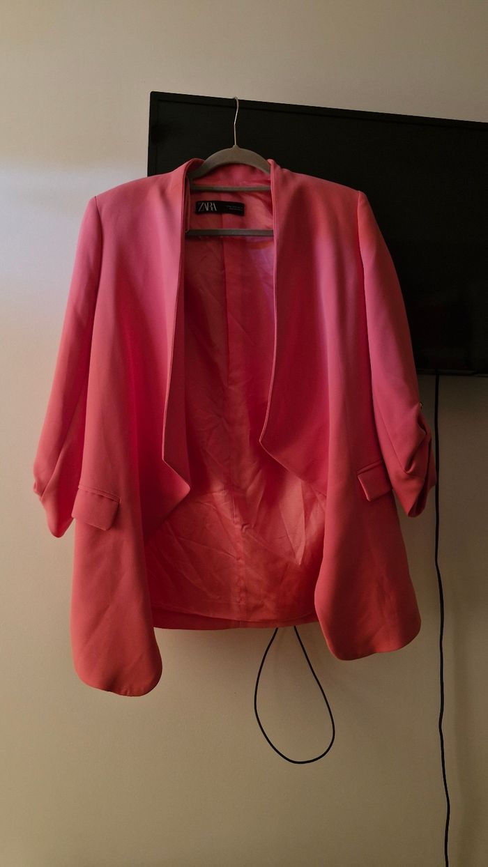 Blazer zara rose