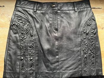 Mini jupe en cuir Naf Naf