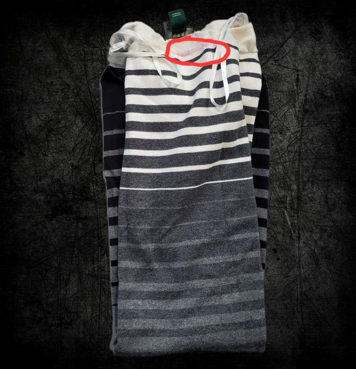 Robe-pull Ralph Lauren – Taille S – Rayures noires, grises et blanches – Col bateau – Manches 3/4 - photo numéro 4