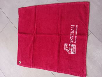 essuie main Bordeaux 45 x 40 cm 100% coton Générali Forces vives Neuf