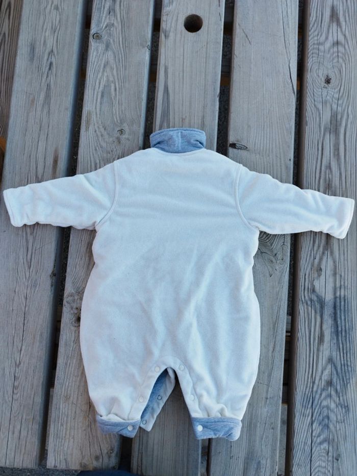 Combi pilote 6 mois avec bonnet - photo numéro 3