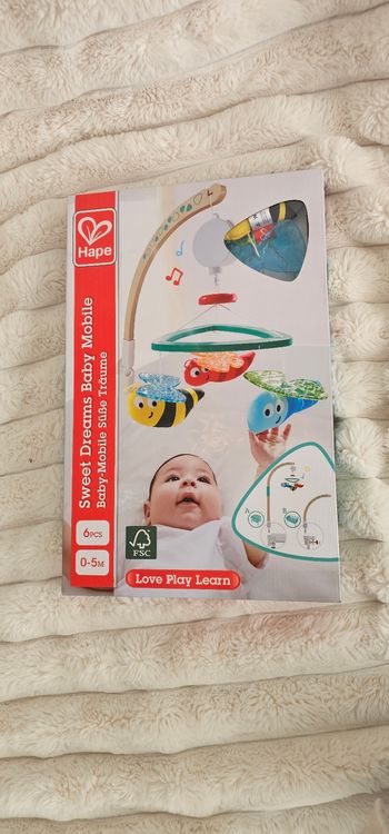 Mobile d eveil musical en bois Hape Neuf