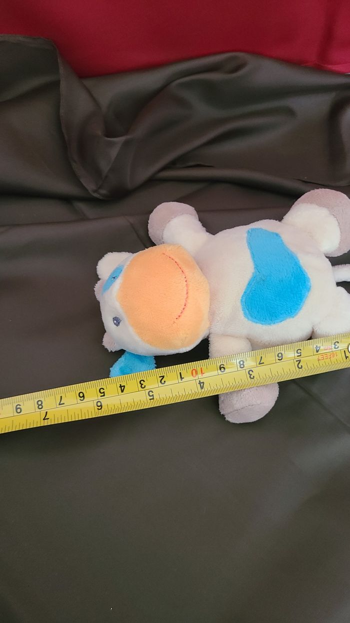 BABYSUN BABY SUN DOUDOU VACHE GIRAFE ECRU BLEU ORANGE - photo numéro 5