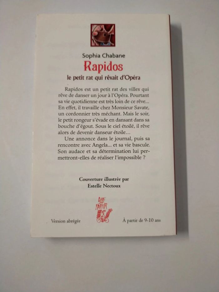 Livre Rapidos le petit rat qui rêvait d'opéra - photo numéro 2