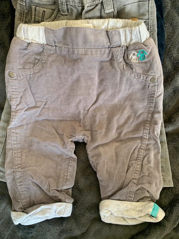 Lot de 9 pantalons \ jeans bébé 3 mois - photo numéro 6