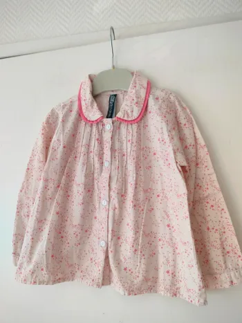 (e) Chemise Miss Cutie 18/24mois