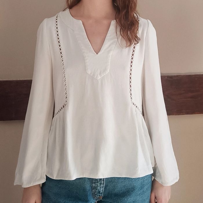 Blouse blanche péplum Ba&sh