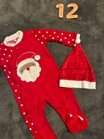 Pyjama de Noël avec bonnet